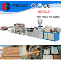 PVC stone plastic line,PVC marble production line,PVC line